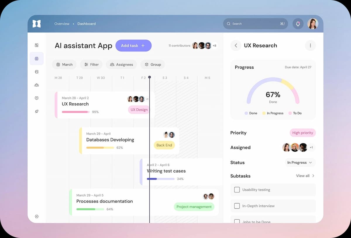Brihat web app dashboard preview