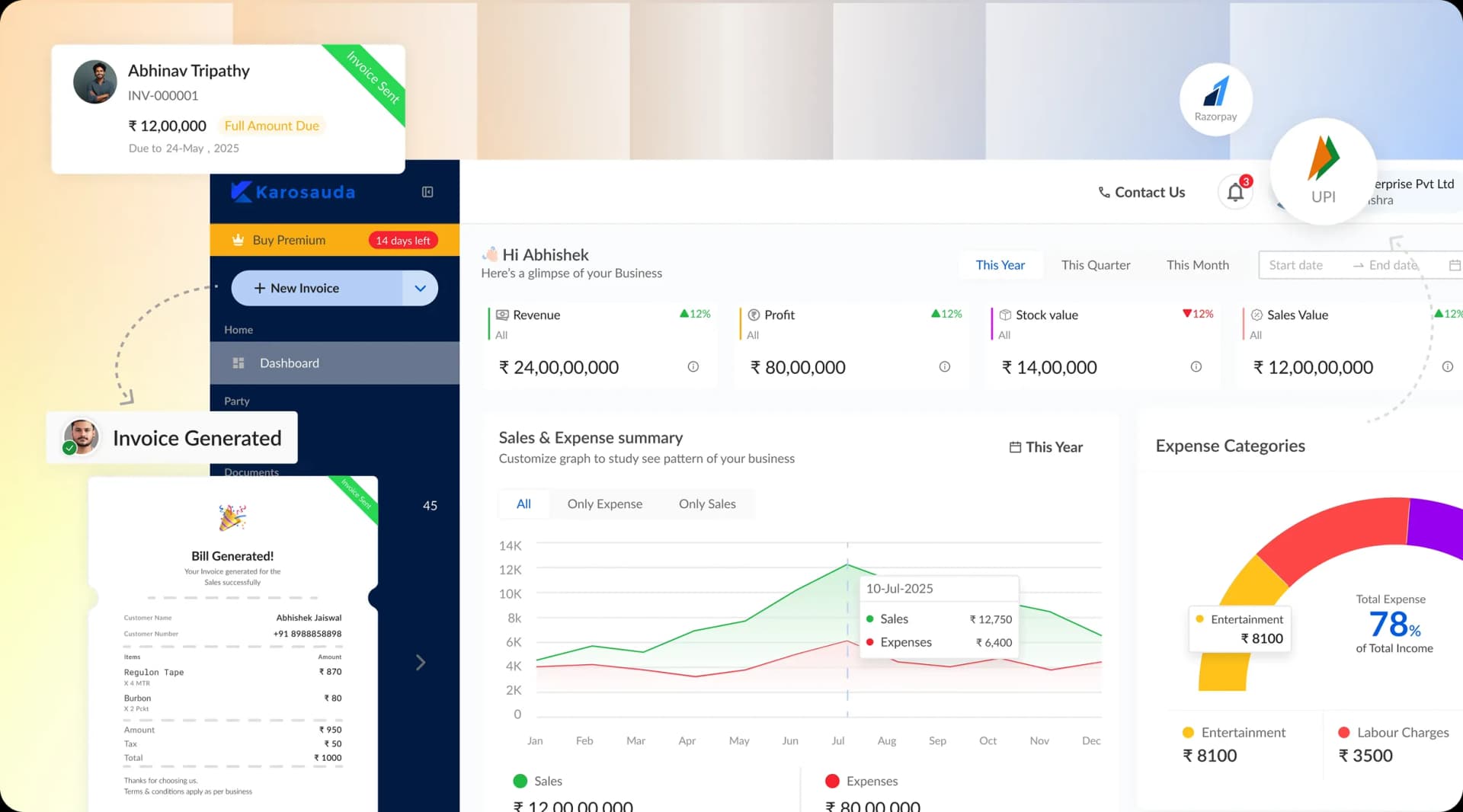 Karosauda product screenshot