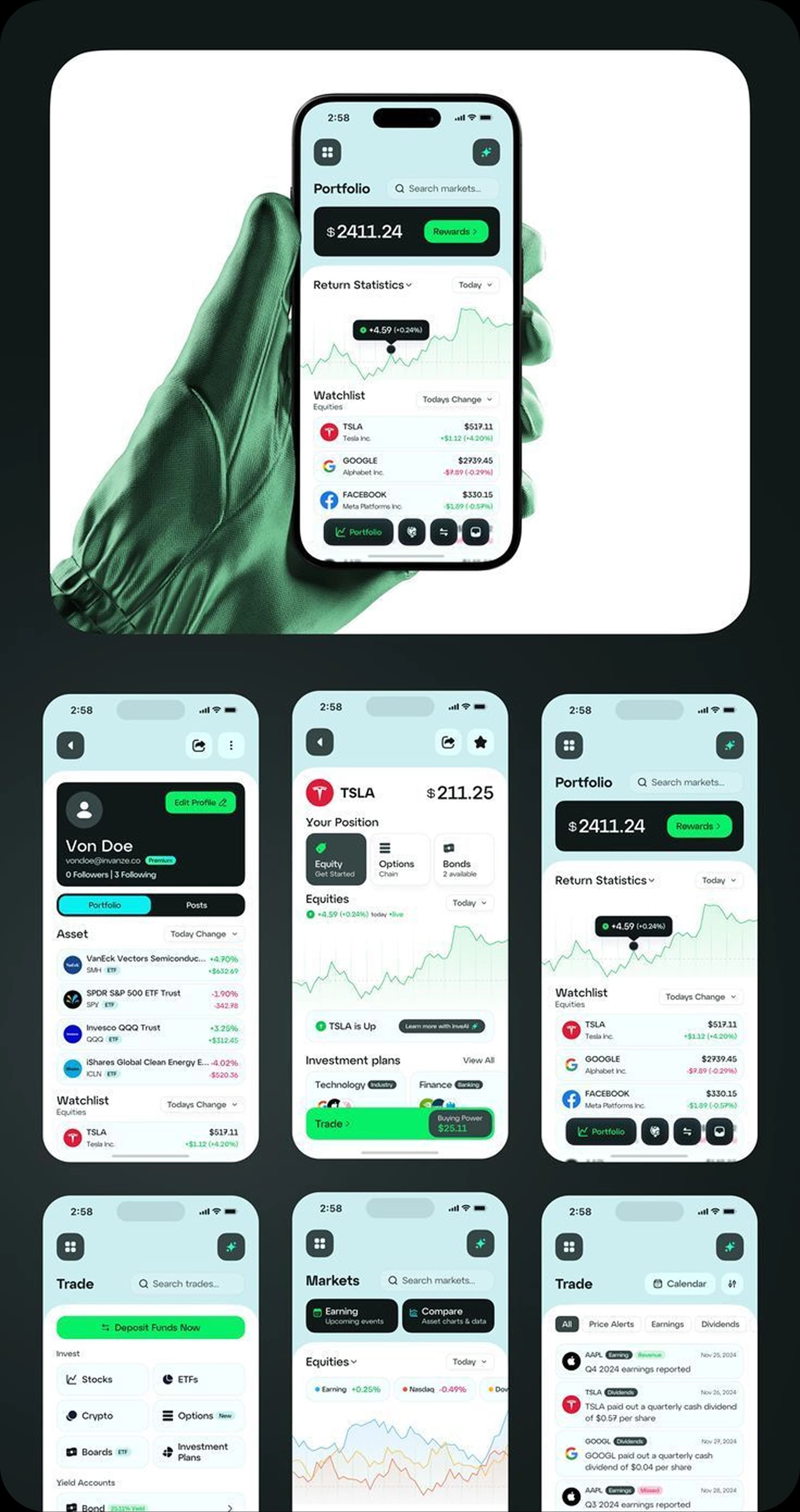 Dashboard mockup showing AI-driven e-commerce insights and impact metrics