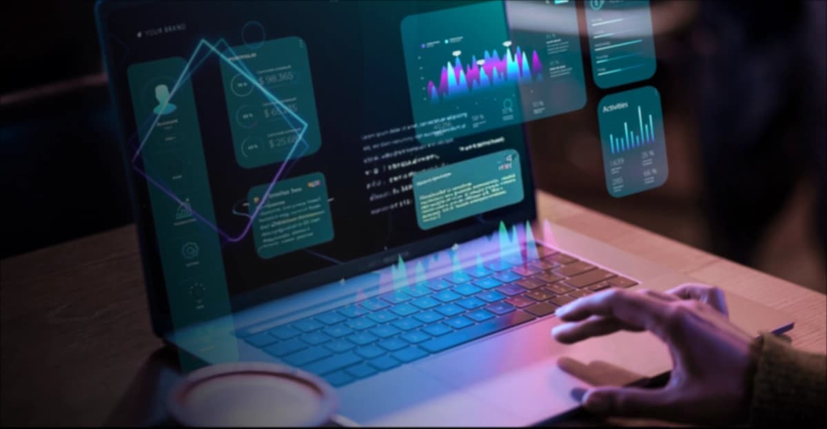 Web development hero background