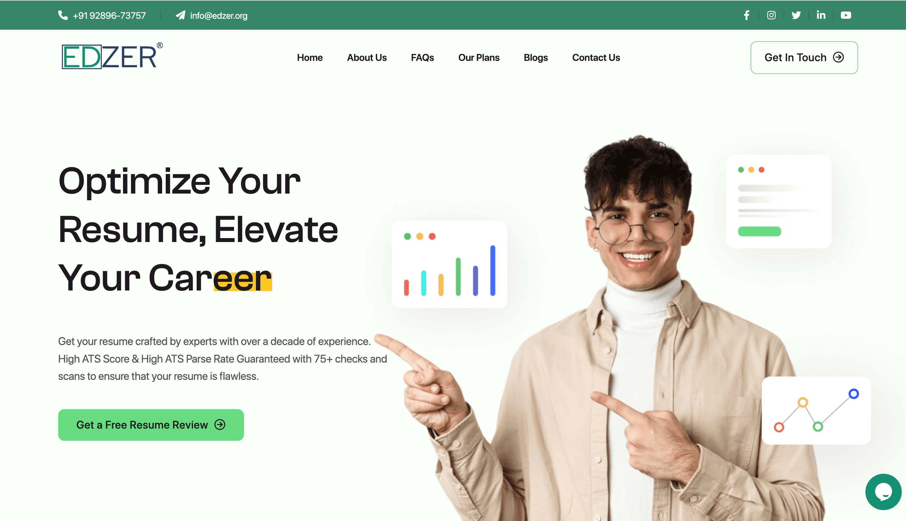 Edzer – AI-Powered Resume & Interview Preparation Platform