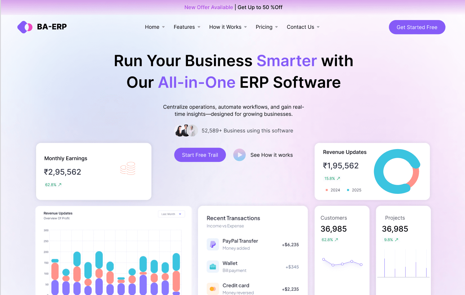 Ba Schools – ERP & Learning Management Platform for Modern Education