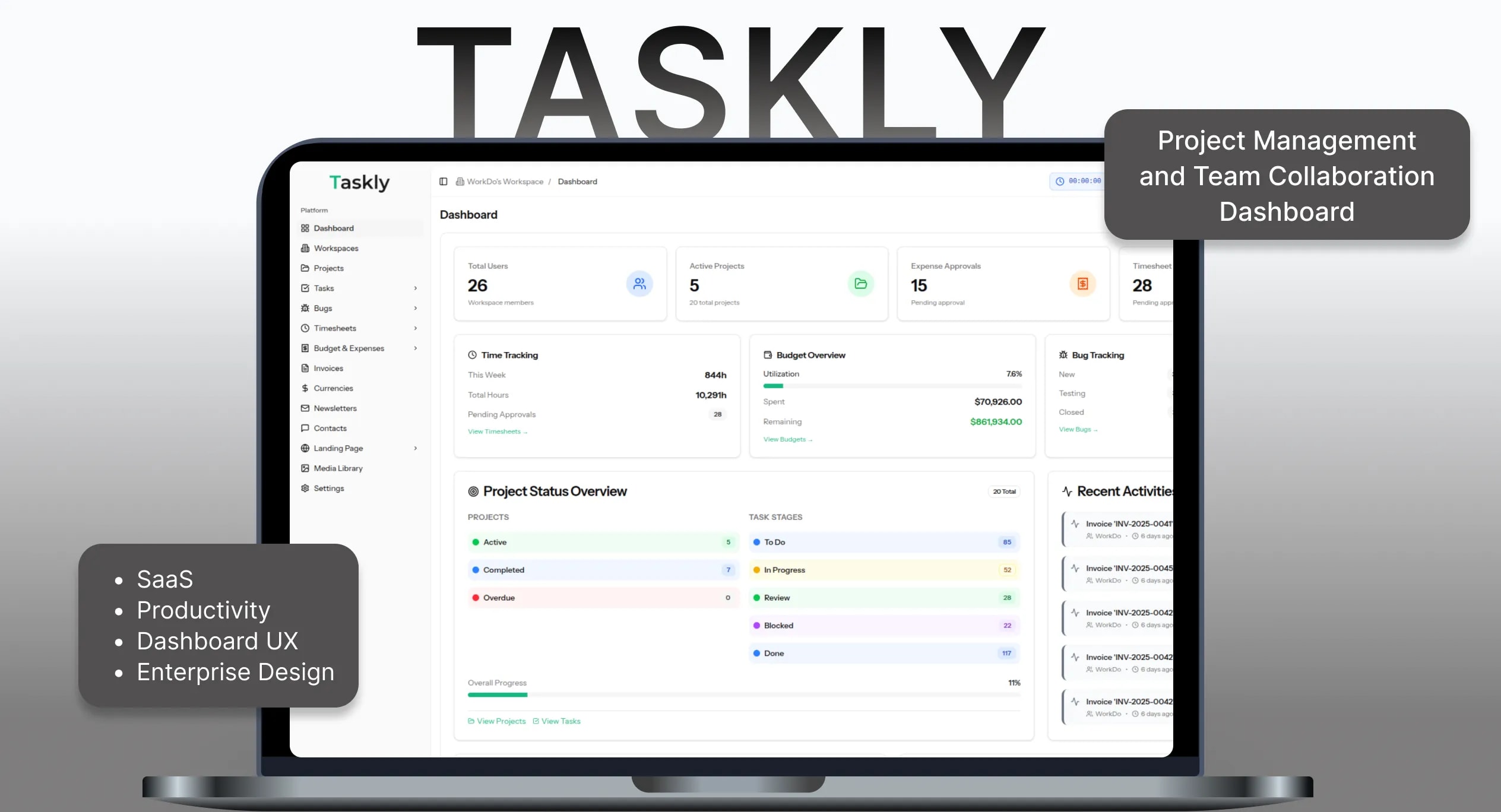 Taskzen: Enterprise Agile Project Management