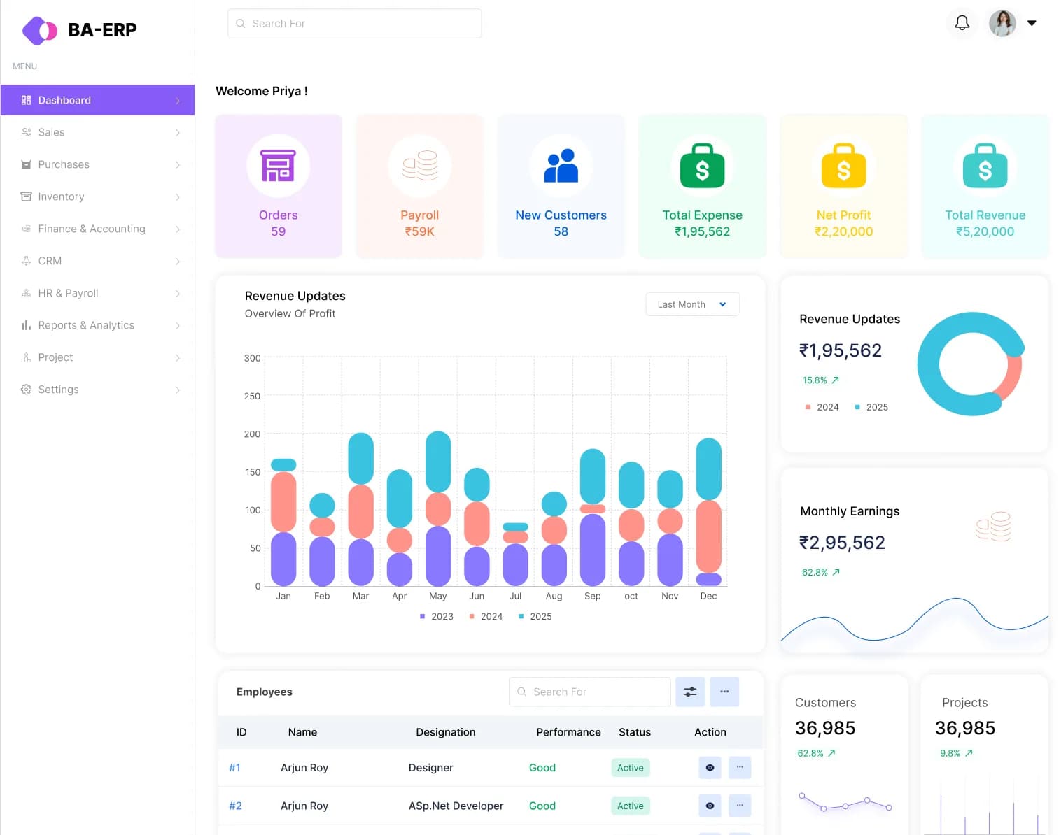 The Baerp school management portal